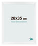 Bilderrahmen 28x35cm Weiß Vintage MDF Pisa Vorne Messe | Yourdecoration.de