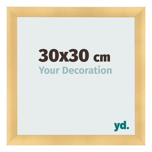 Bilderrahmen 30x30cm Gold Vintage MDF Pisa Vorne Messe | Yourdecoration.de