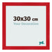 Bilderrahmen 30x30cm Rot MDF Pisa Vorne Messe | Yourdecoration.de