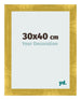 Bilderrahmen 30x40cm Gold Vintage MDF Pisa Vorne Messe | Yourdecoration.de