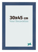 Bilderrahmen 30x45cm Dunkelblau Gewischt MDF Pisa Vorne Messe | Yourdecoration.de