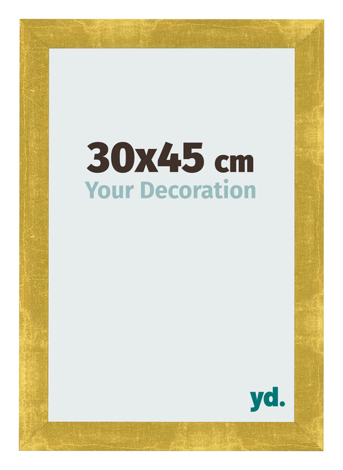 Bilderrahmen 30x45cm Gold Vintage MDF Pisa Vorne Messe | Yourdecoration.de