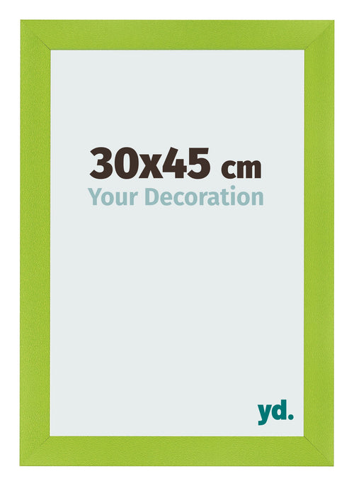 Bilderrahmen 30x45cm Grün MDF Pisa Vorne Messe | Yourdecoration.de