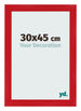 Bilderrahmen 30x45cm Rot MDF Pisa Vorne Messe | Yourdecoration.de