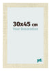 Bilderrahmen 30x45cm Sonoma Eiche MDF Pisa Vorne Messe | Yourdecoration.de