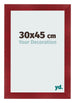 Bilderrahmen 30x45cm Weinrot Gewischt MDF Pisa Vorne Messe | Yourdecoration.de