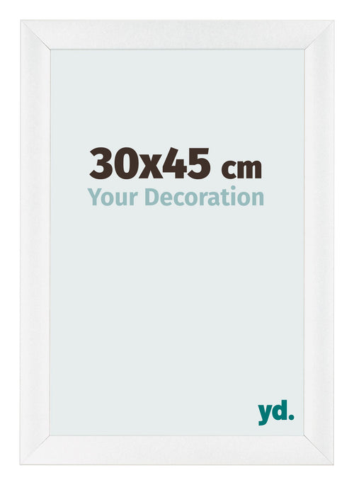 Bilderrahmen 30x45cm Weiß Vintage MDF Pisa Vorne Messe | Yourdecoration.de