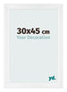 Bilderrahmen 30x45cm Weiß Vintage MDF Pisa Vorne Messe | Yourdecoration.de