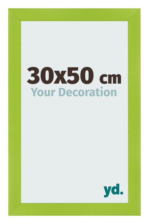 Bilderrahmen 30x50cm Grün MDF Pisa Vorne Messe | Yourdecoration.de