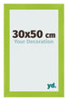 Bilderrahmen 30x50cm Grün MDF Pisa Vorne Messe | Yourdecoration.de