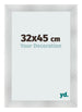 Bilderrahmen 32x45cm Aluminium Gebürstet MDF Pisa Vorne Messe | Yourdecoration.de