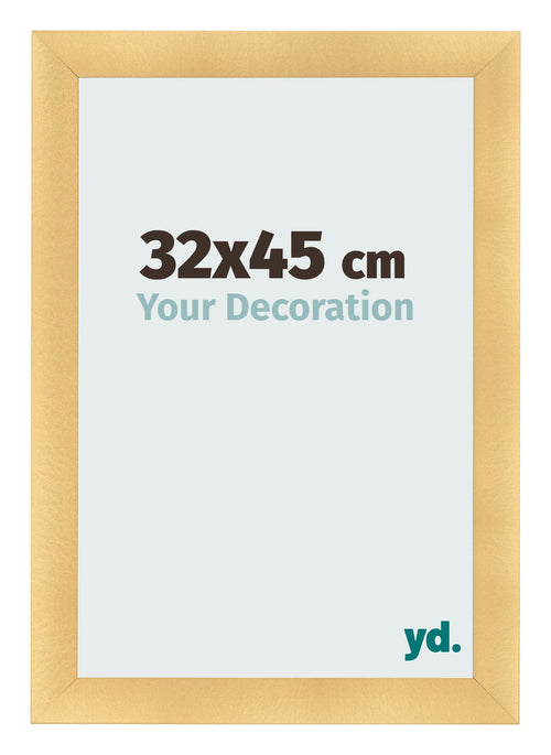 Bilderrahmen 32x45cm Gold Vintage MDF Pisa Vorne Messe | Yourdecoration.de