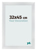 Bilderrahmen 32x45cm Silber Schwarz Gewischt MDF Pisa Vorne Messe | Yourdecoration.de