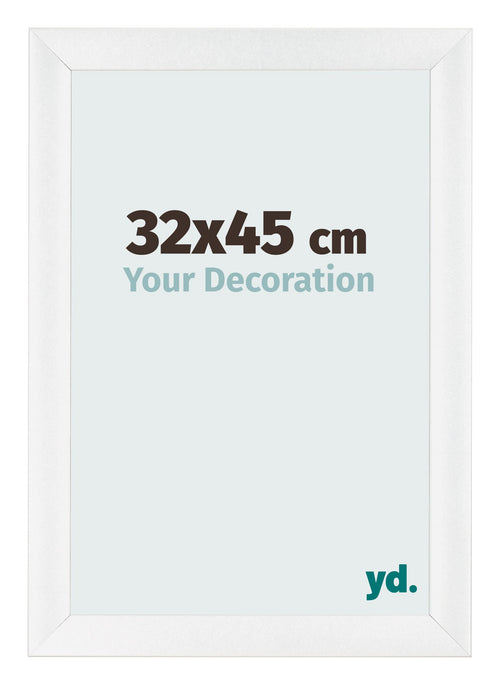 Bilderrahmen 32x45cm Weiß Vintage MDF Pisa Vorne Messe | Yourdecoration.de
