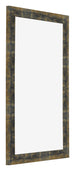 Bilderrahmen 33x48cm Blau Gold Meliert MDF Pisa Vorne Schrag | Yourdecoration.de