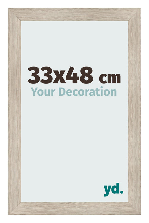 Bilderrahmen 33x48cm Eiche Rustikal MDF Pisa Vorne Messe | Yourdecoration.de