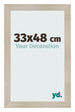Bilderrahmen 33x48cm Eiche Rustikal MDF Pisa Vorne Messe | Yourdecoration.de