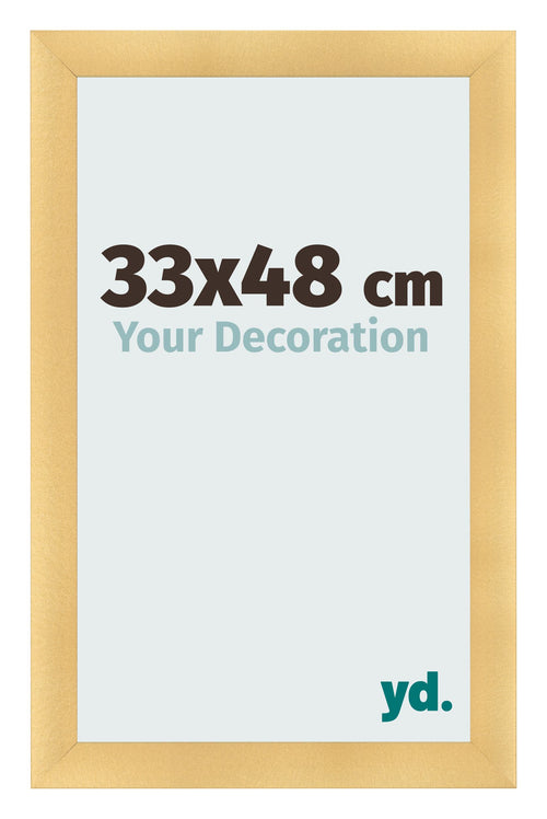 Bilderrahmen 33x48cm Gold Vintage MDF Pisa Vorne Messe | Yourdecoration.de