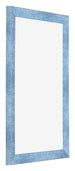Bilderrahmen 33x48cm Hellblau Gewischt MDF Pisa Vorne Schrag | Yourdecoration.de