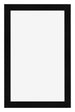 Bilderrahmen 33x48cm Schwarz Silber Poliert MDF Pisa Vorne | Yourdecoration.de