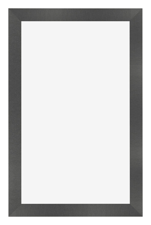 Bilderrahmen 33x48cm Schwarz Silber Poliert MDF Pisa Vorne | Yourdecoration.de