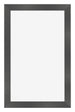 Bilderrahmen 33x48cm Schwarz Silber Poliert MDF Pisa Vorne | Yourdecoration.de