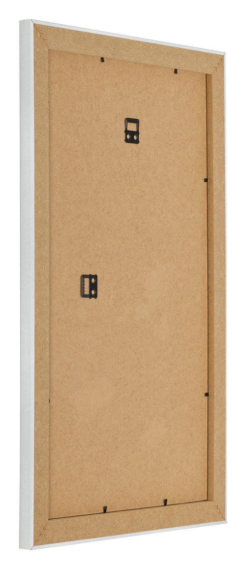 Bilderrahmen 33x48cm Silber Schwarz Gewischt MDF Pisa Ruckseite Schrag | Yourdecoration.de