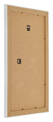 Bilderrahmen 33x48cm Silber Schwarz Gewischt MDF Pisa Ruckseite Schrag | Yourdecoration.de