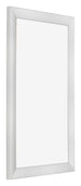 Bilderrahmen 33x48cm Silber Schwarz Gewischt MDF Pisa Vorne Schrag | Yourdecoration.de