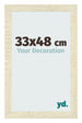 Bilderrahmen 33x48cm Sonoma Eiche MDF Pisa Vorne Messe | Yourdecoration.de