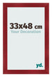 Bilderrahmen 33x48cm Weinrot Gewischt MDF Pisa Vorne Messe | Yourdecoration.de