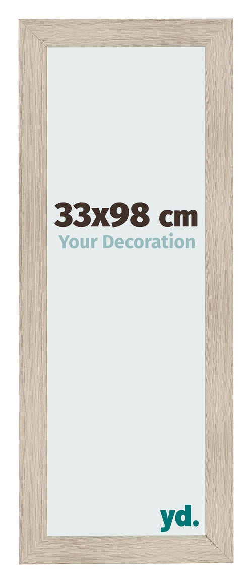 Bilderrahmen 33x98cm Eiche Rustikal MDF Pisa Vorne Messe | Yourdecoration.de