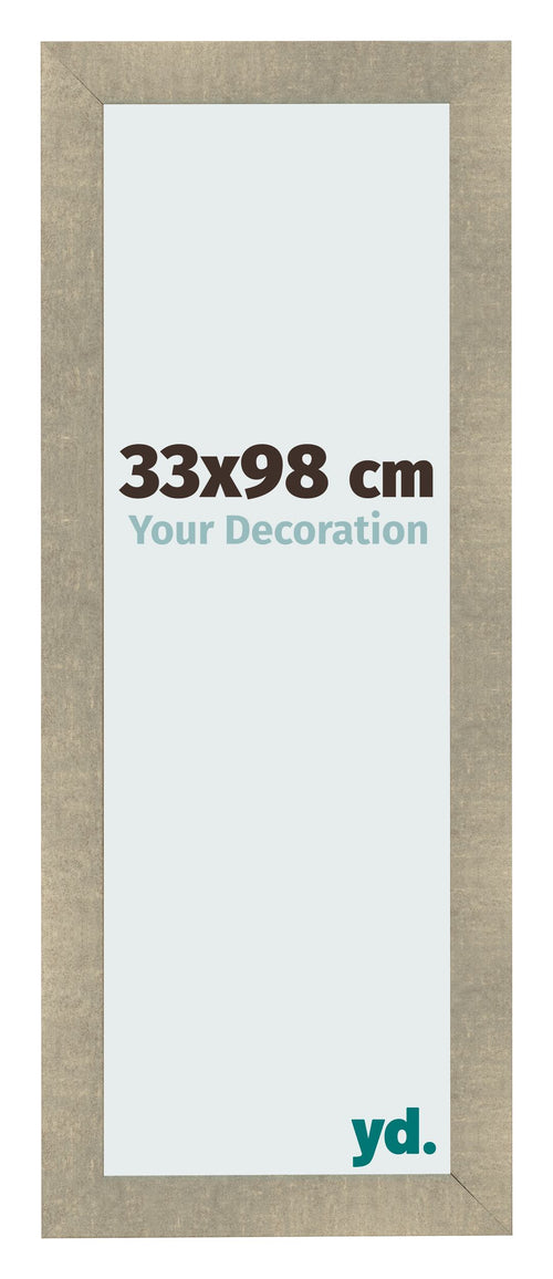 Bilderrahmen 33x98cm Gold Vintage MDF Pisa Vorne Messe | Yourdecoration.de
