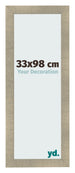 Bilderrahmen 33x98cm Gold Vintage MDF Pisa Vorne Messe | Yourdecoration.de
