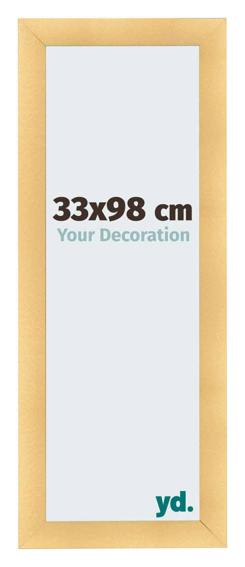 Bilderrahmen 33x98cm Gold Vintage MDF Pisa Vorne Messe | Yourdecoration.de