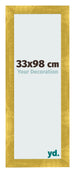 Bilderrahmen 33x98cm Gold Vintage MDF Pisa Vorne Messe | Yourdecoration.de