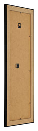 Bilderrahmen 33x98cm Schwarz Silber Poliert MDF Pisa Ruckseite Schrag | Yourdecoration.de