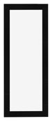 Bilderrahmen 33x98cm Schwarz Silber Poliert MDF Pisa Vorne | Yourdecoration.de