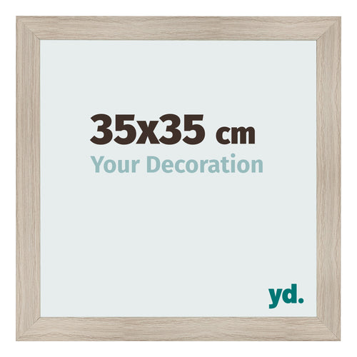 Bilderrahmen 35x35cm Eiche Rustikal MDF Pisa Vorne Messe | Yourdecoration.de