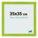 Bilderrahmen 35x35cm Grün MDF Pisa Vorne Messe | Yourdecoration.de