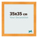 Bilderrahmen 35x35cm Orange MDF Pisa Vorne Messe | Yourdecoration.de
