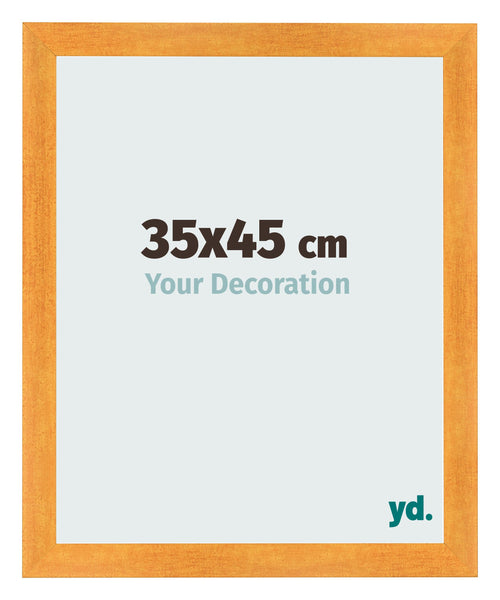 Bilderrahmen 35x45cm Orange MDF Pisa Vorne Messe | Yourdecoration.de