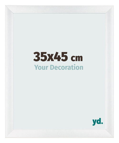 Bilderrahmen 35x45cm Weiß Vintage MDF Pisa Vorne Messe | Yourdecoration.de