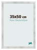Bilderrahmen 35x50cm Aluminium Gebürstet MDF Pisa Vorne Messe | Yourdecoration.de
