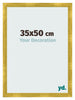 Bilderrahmen 35x50cm Gold Vintage MDF Pisa Vorne Messe | Yourdecoration.de