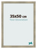 Bilderrahmen 35x50cm Gold Vintage MDF Pisa Vorne Messe | Yourdecoration.de