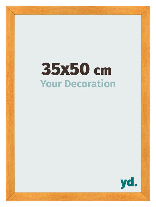 Bilderrahmen 35x50cm Orange MDF Pisa Vorne Messe | Yourdecoration.de