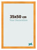 Bilderrahmen 35x50cm Orange MDF Pisa Vorne Messe | Yourdecoration.de