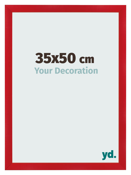 Bilderrahmen 35x50cm Rot MDF Pisa Vorne Messe | Yourdecoration.de