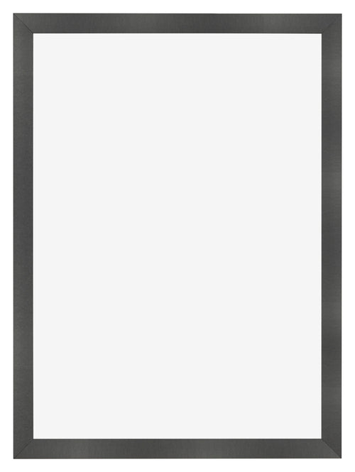 Bilderrahmen 35x50cm Schwarz Silber Poliert MDF Pisa Vorne | Yourdecoration.de